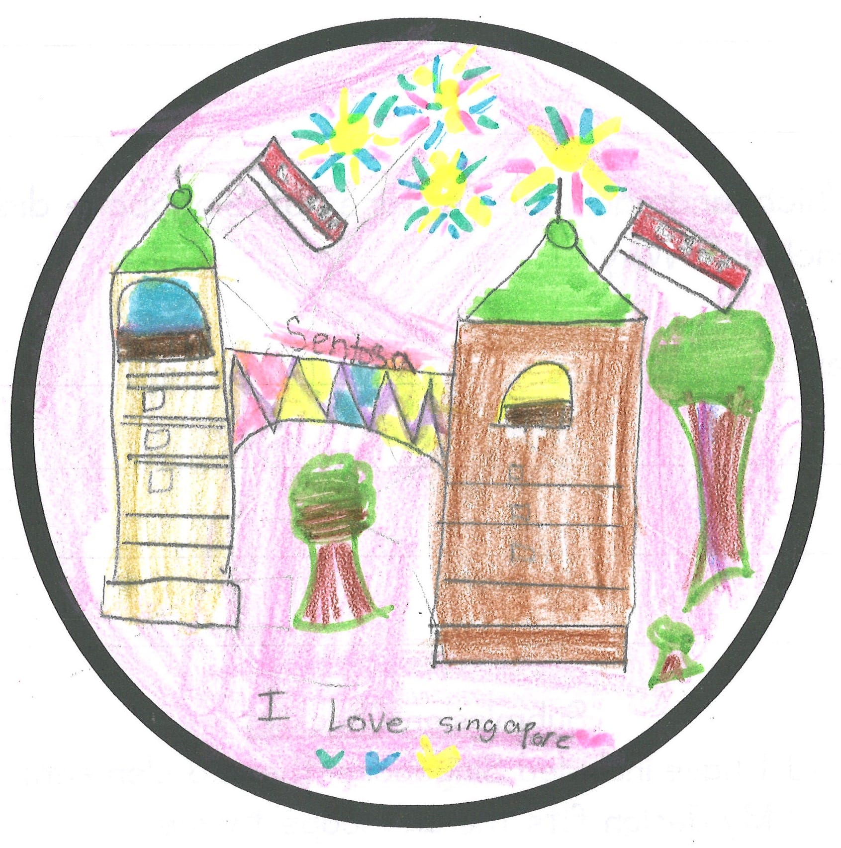 Singapore cityscape design contest shortlisted piece.
